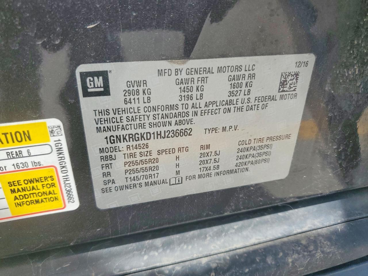 2017 Chevrolet Traverse Lt - zdjęcie 13