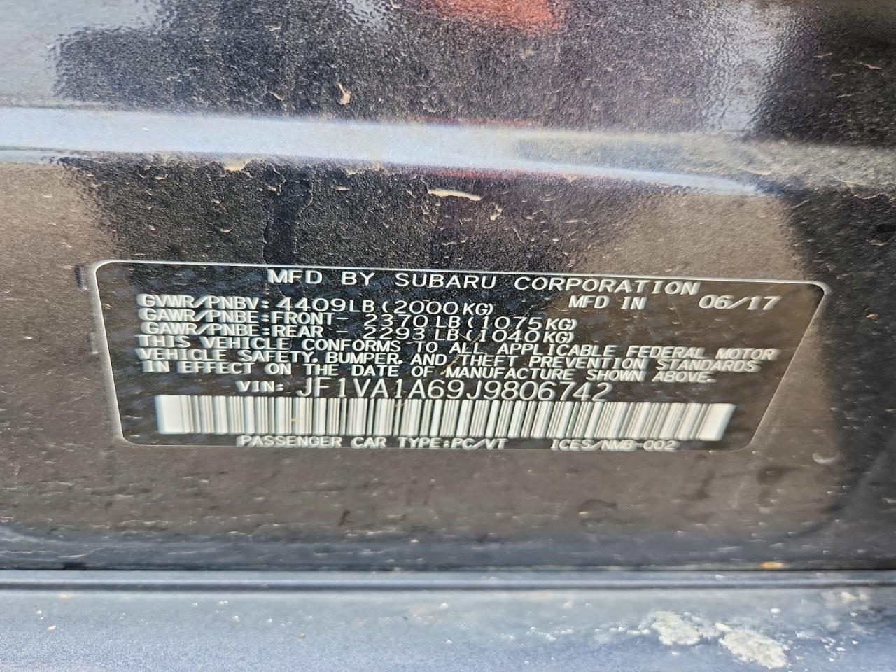 2018 Subaru Wrx - zdjęcie 13