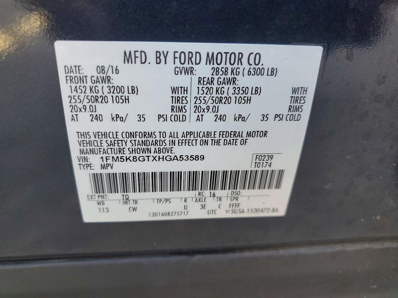 2017 Ford Explorer Sport - zdjęcie 14
