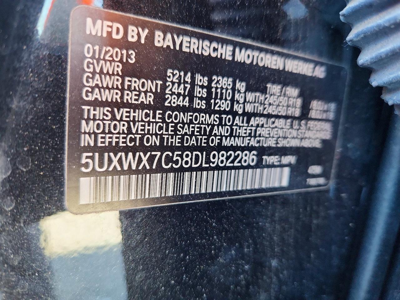 2013 BMW X3 xDrive35I - zdjęcie 13