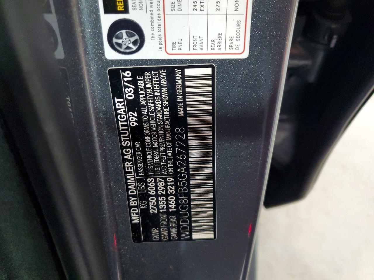 2016 Mercedes-Benz S 550 4Matic - zdjęcie 12