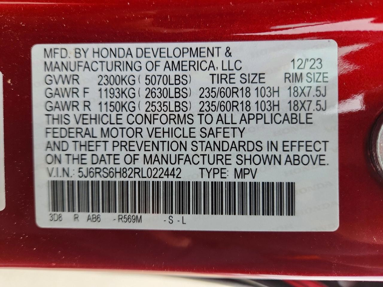 2024 Honda Cr-V Sport-L - zdjęcie 12