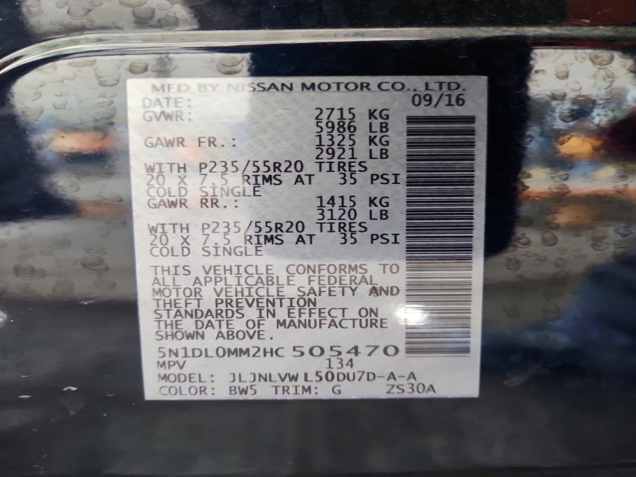 2017 Infiniti Qx60 Base - zdjęcie 13