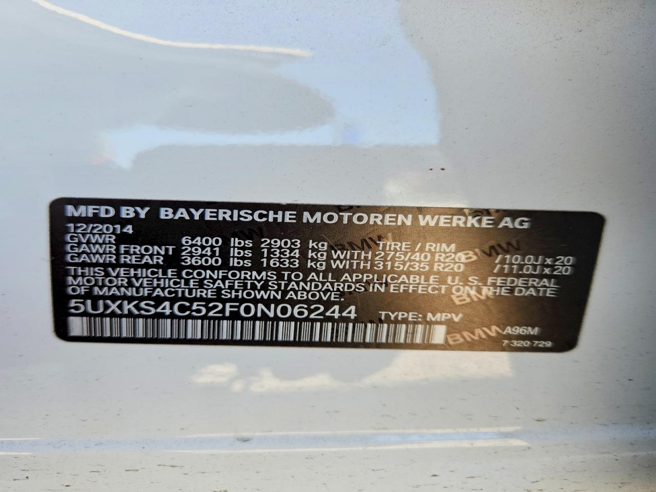 2015 BMW X5 xDrive35D - zdjęcie 14