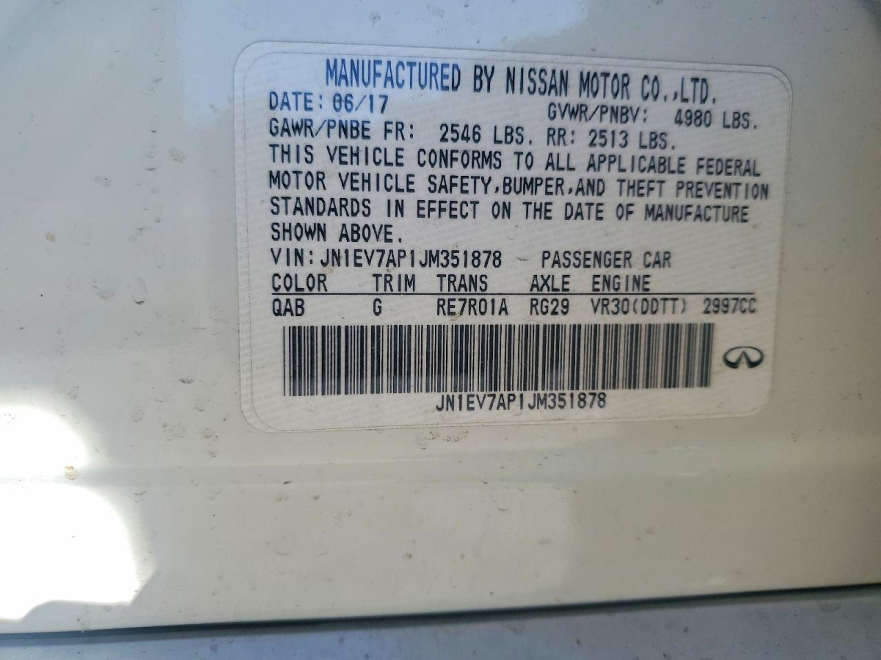 2018 Infiniti Q50 3.0T Luxe - zdjęcie 13