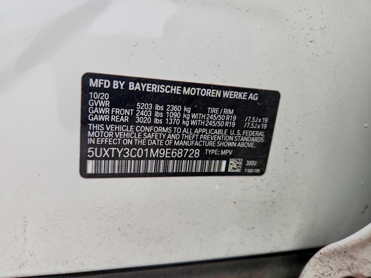2021 BMW X3 Sdrive30I - zdjęcie 13