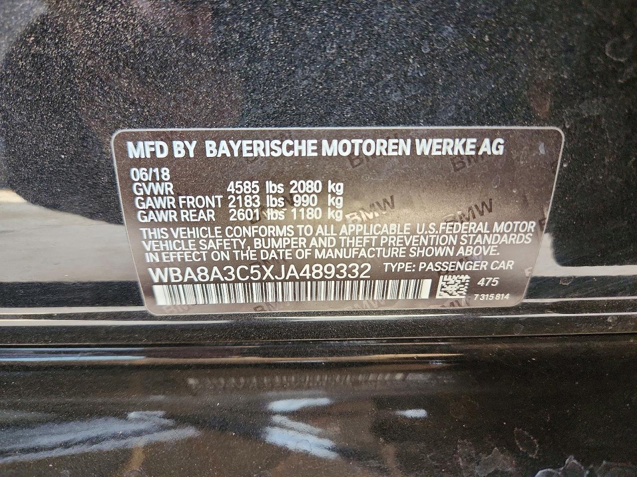 2018 BMW Seria 3 320i - zdjęcie 12