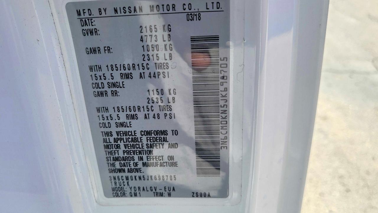 2018 Nissan Nv200 Sv - zdjęcie 10