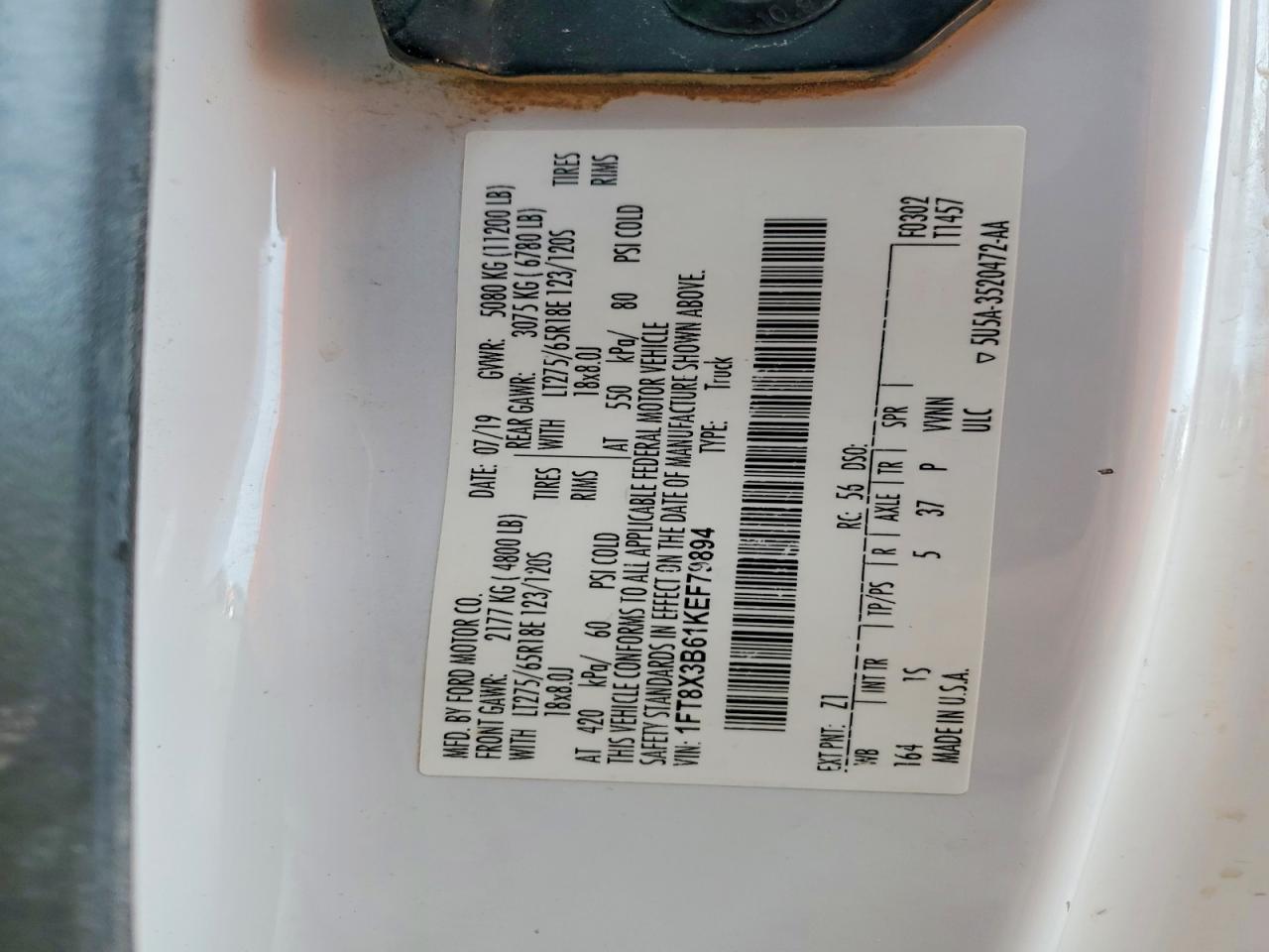 2019 Ford F350 Super Duty - zdjęcie 12