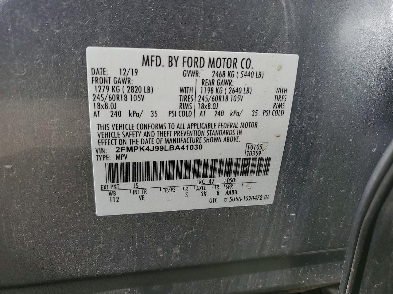 2020 Ford Edge Sel - zdjęcie 14