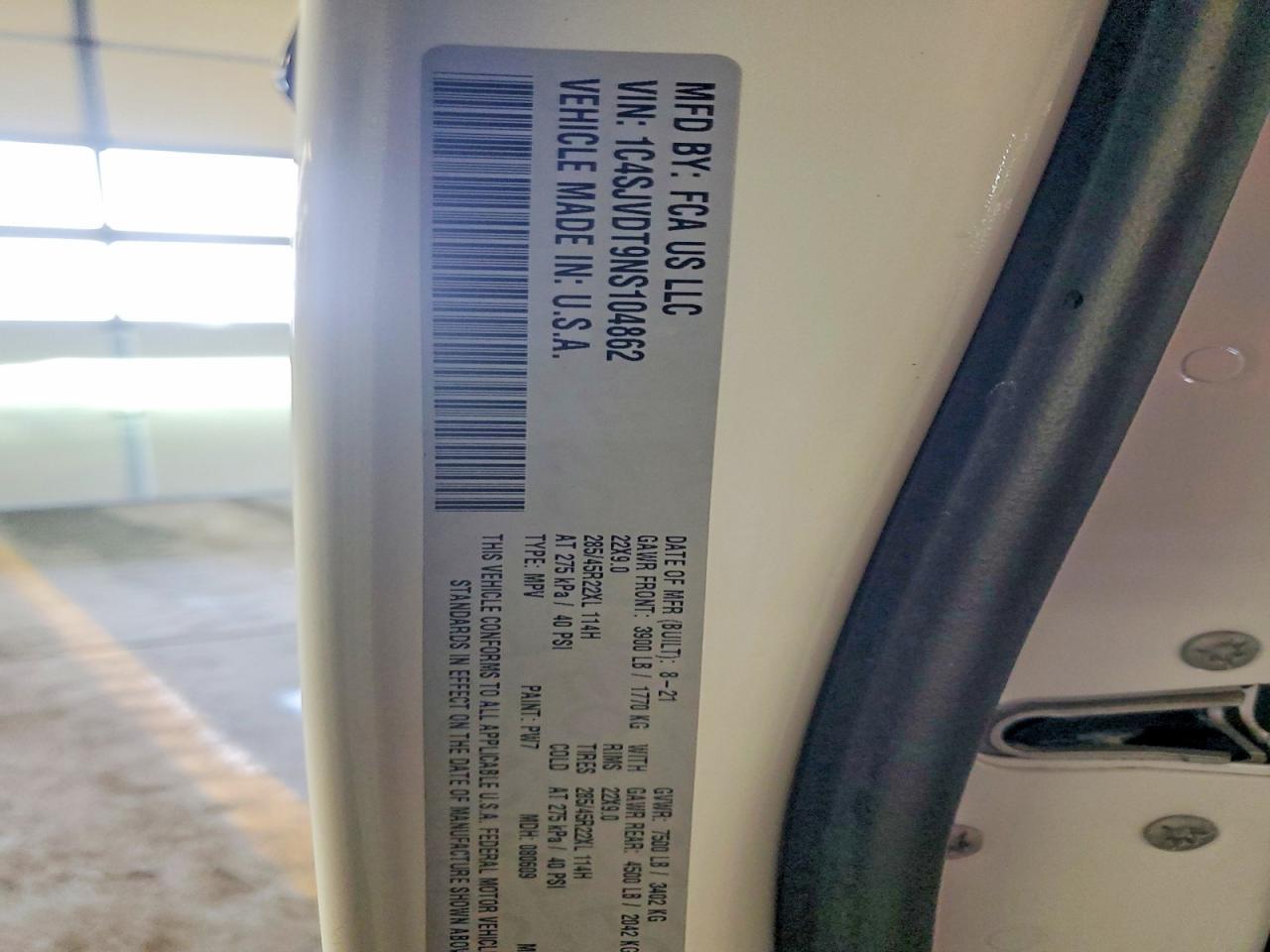 2022 Jeep Wagoneer Series Iii - zdjęcie 13