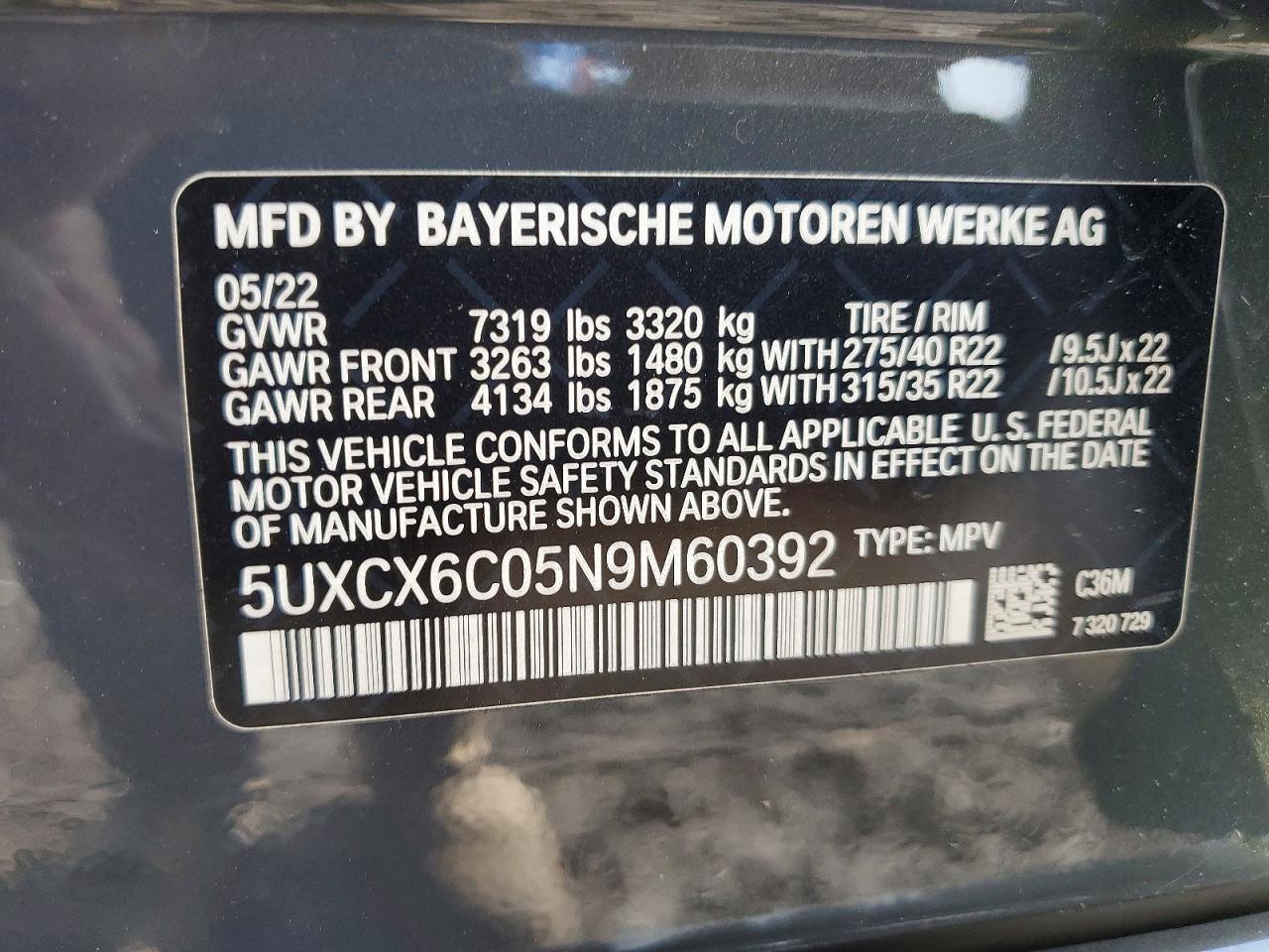 2022 BMW X7 M50I - zdjęcie 13