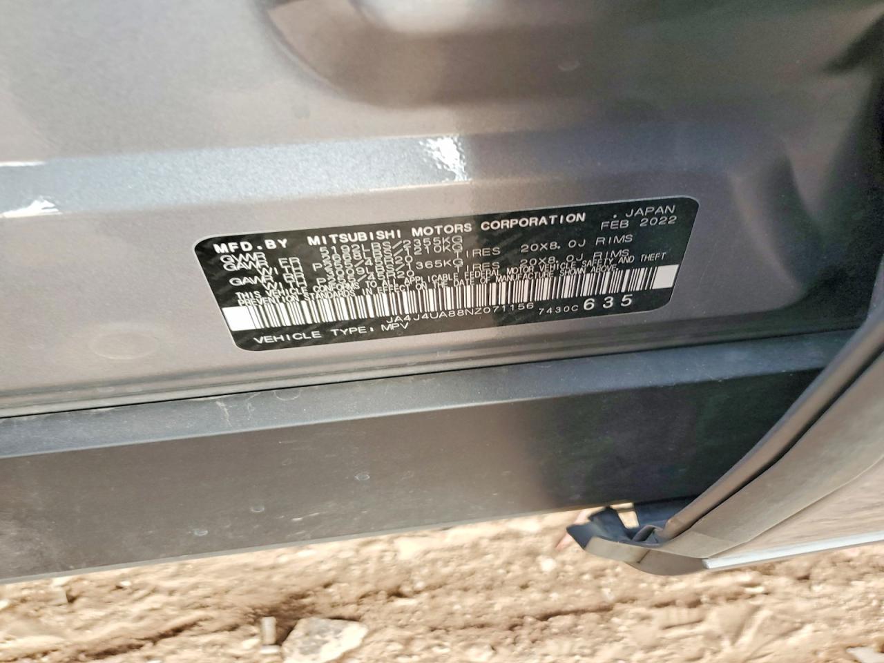2022 Mitsubishi Outlander Se - zdjęcie 12