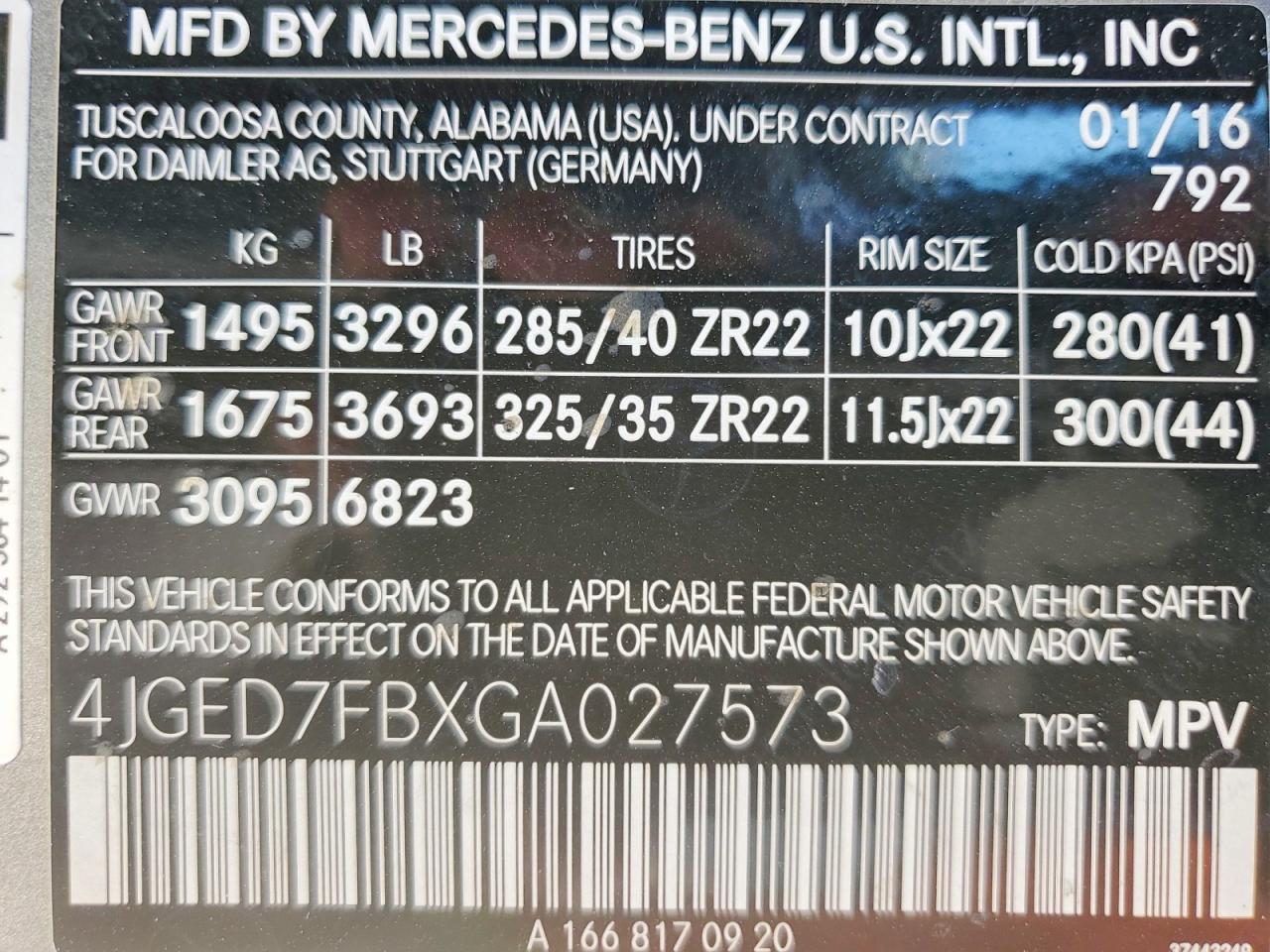 2016 Mercedes-Benz Gle Coupe 63 Amg-S - zdjęcie 13