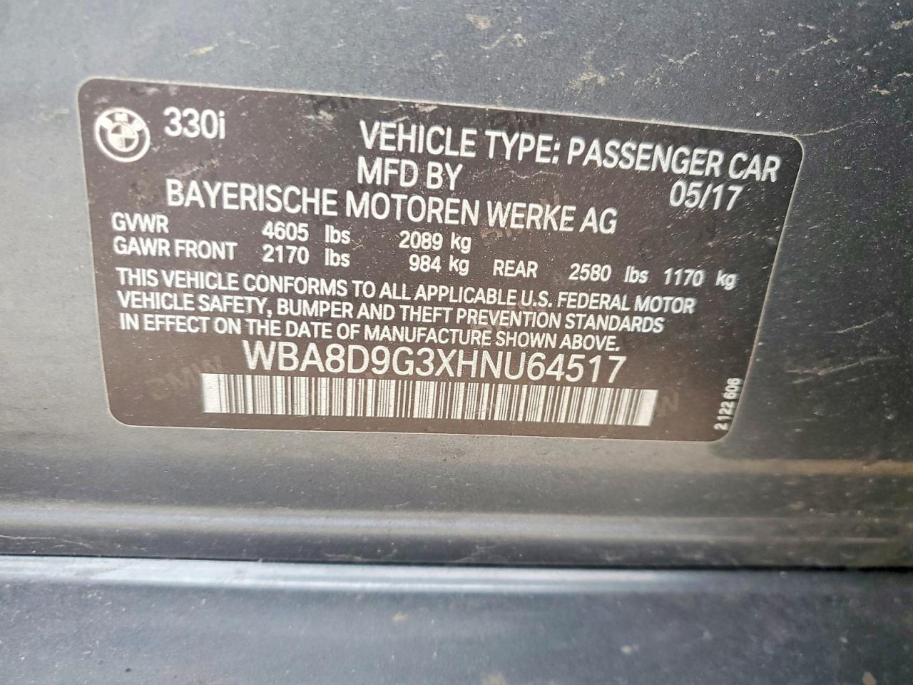 2017 BMW 330 Xi - zdjęcie 12