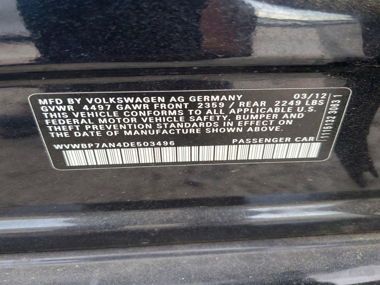 2013 Volkswagen Cc Sport - zdjęcie 12