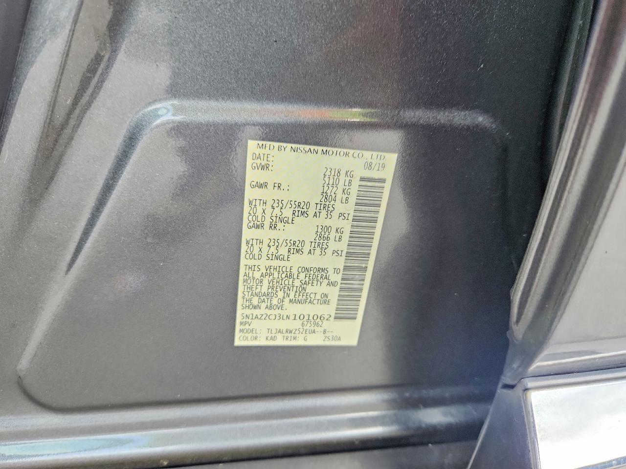 2020 Nissan Murano Sl - zdjęcie 14