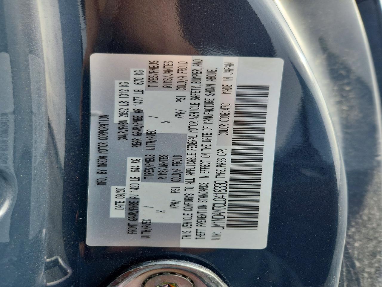 2020 Mazda Mx-5 Miata Grand Touring - zdjęcie 12