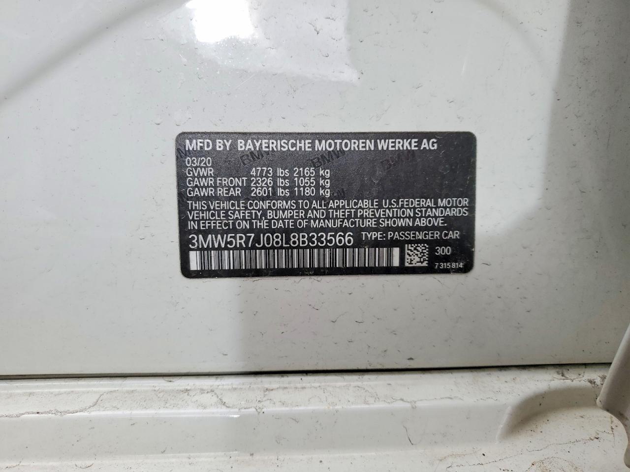 2020 BMW 330Xi - zdjęcie 12