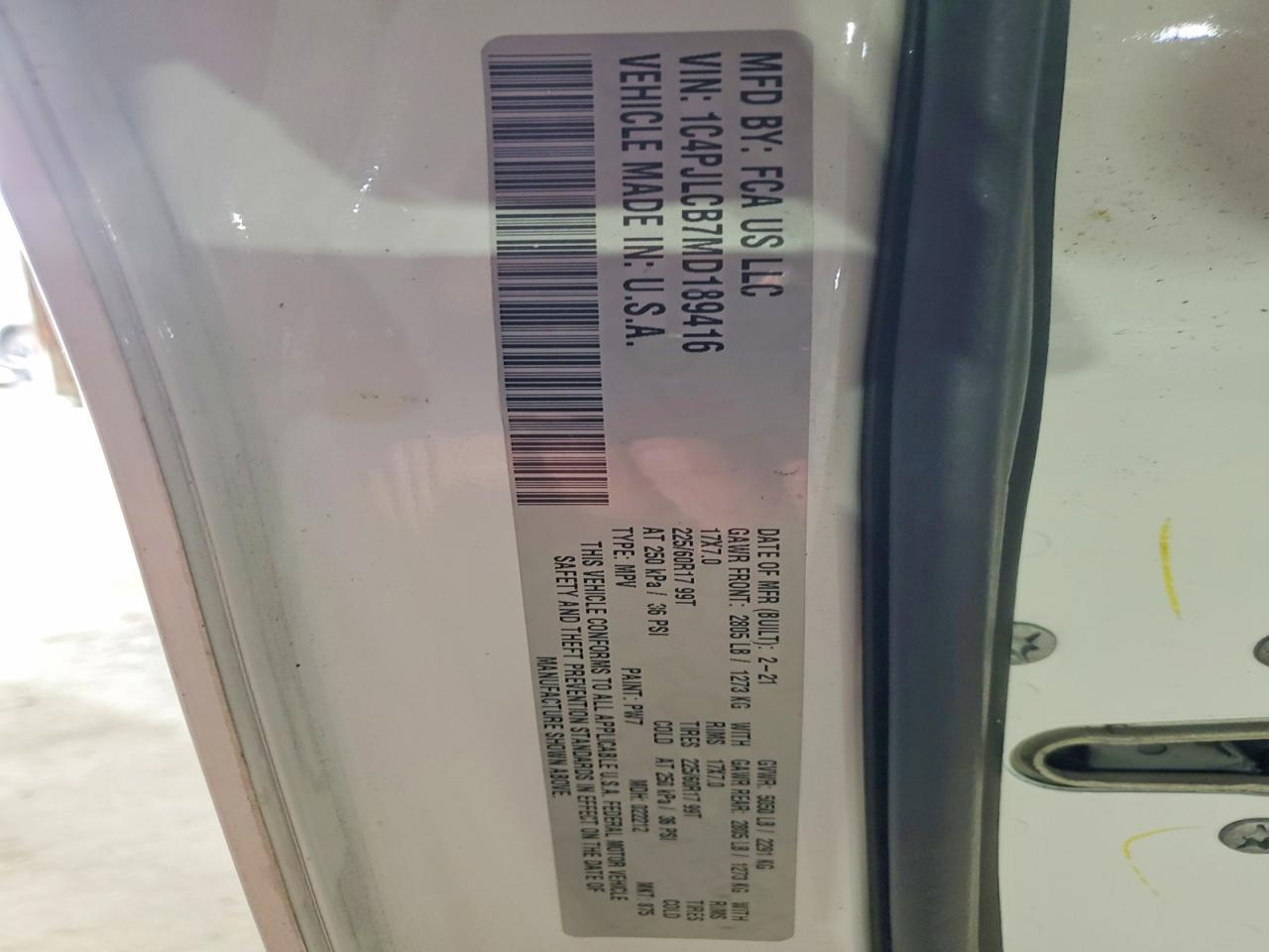 2021 Jeep Cherokee Latitude - zdjęcie 13