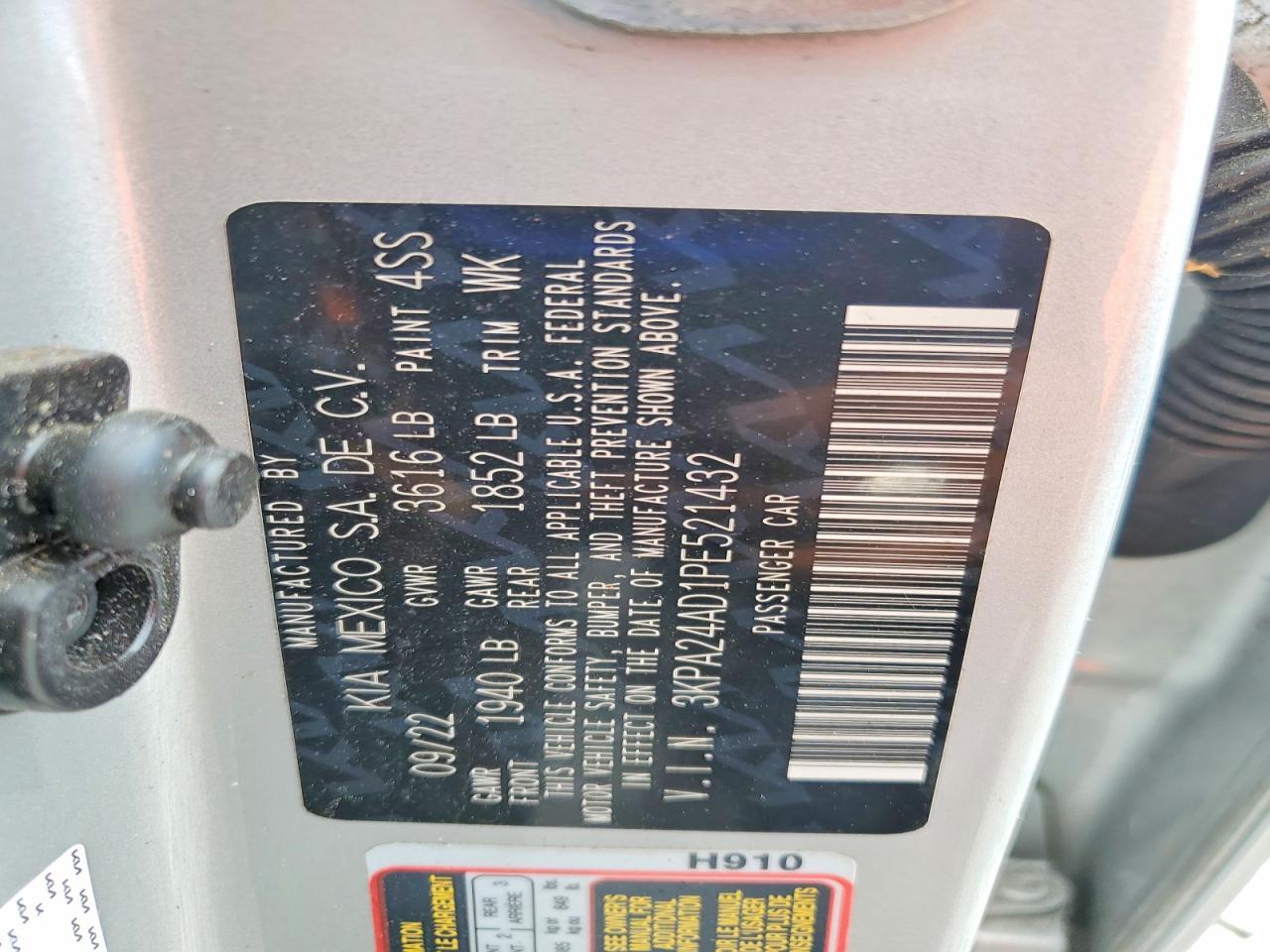 2023 Kia Rio S - zdjęcie 12