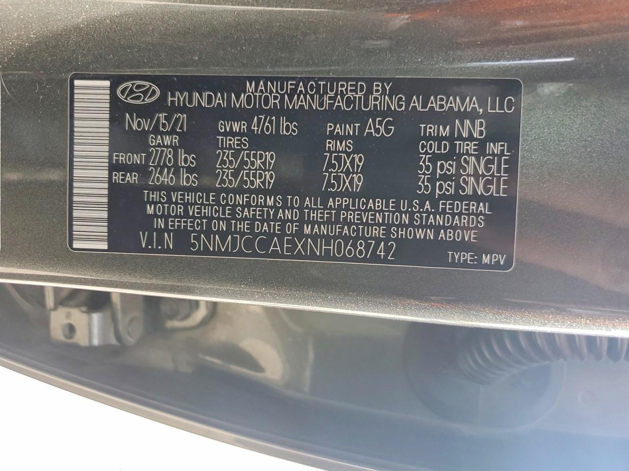 2022 Hyundai Tucson Sel - zdjęcie 13