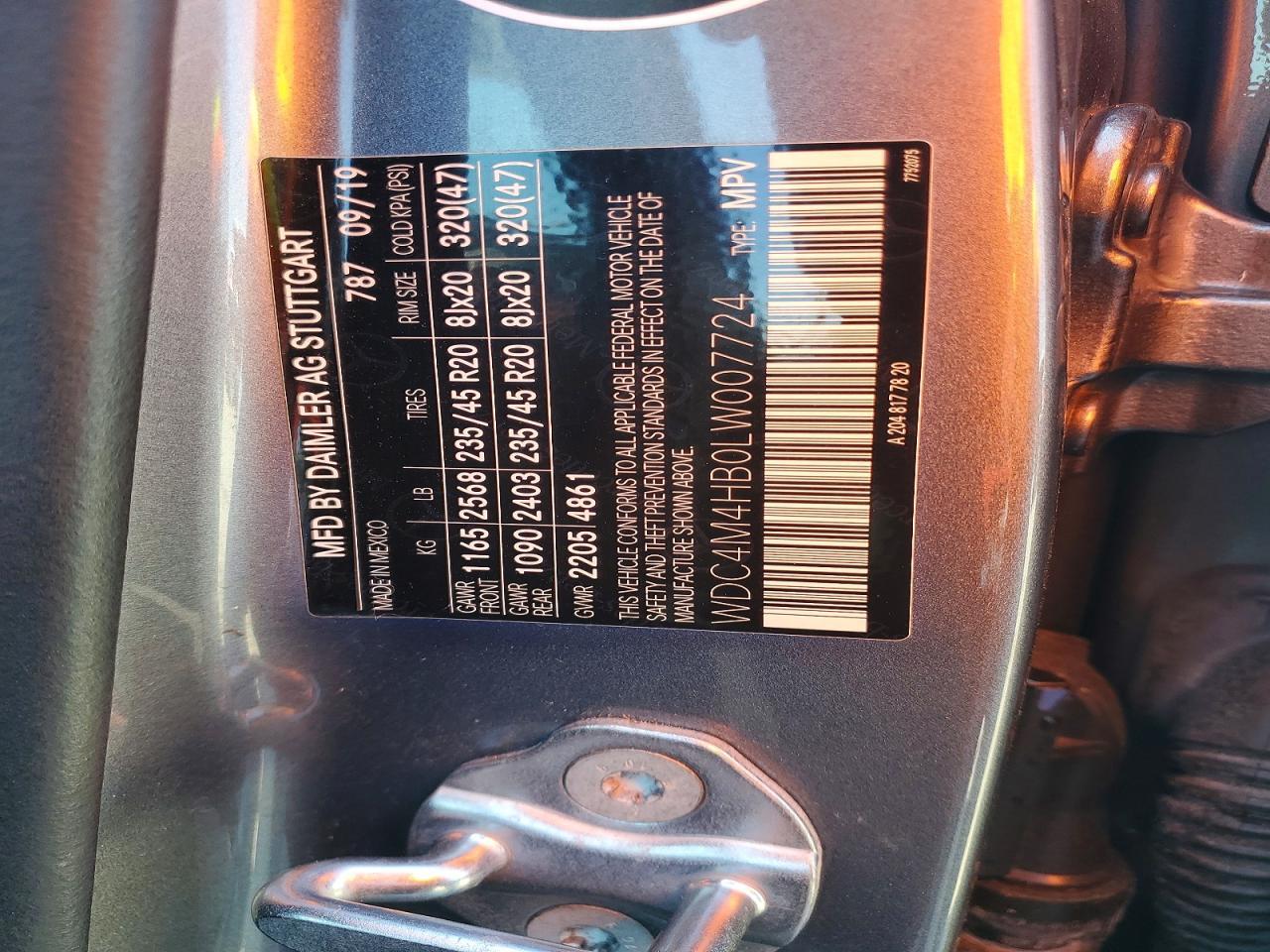 2020 Mercedes-Benz Glb 250 4Matic - zdjęcie 13