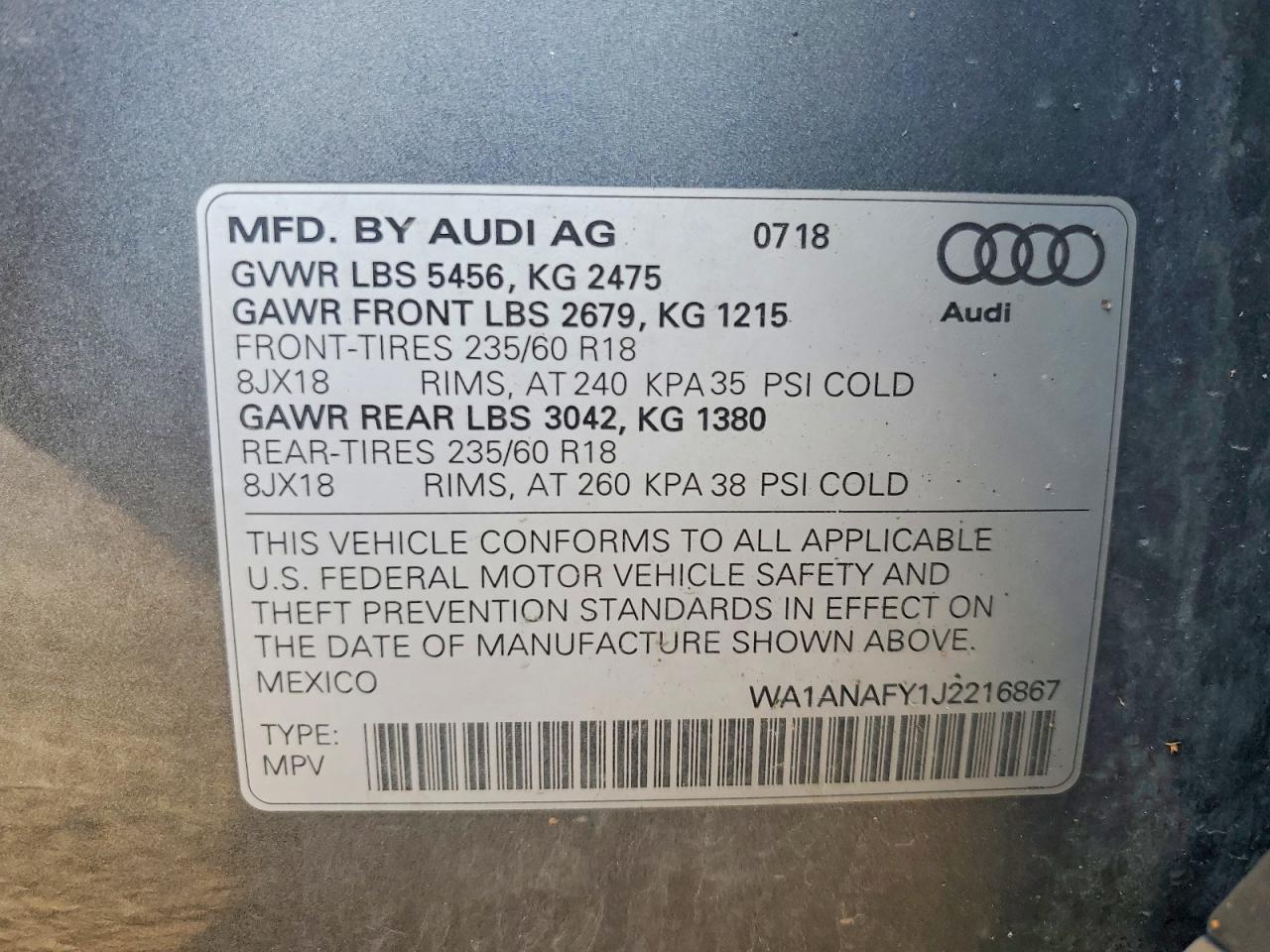 2018 Audi Q5 Premium - zdjęcie 13