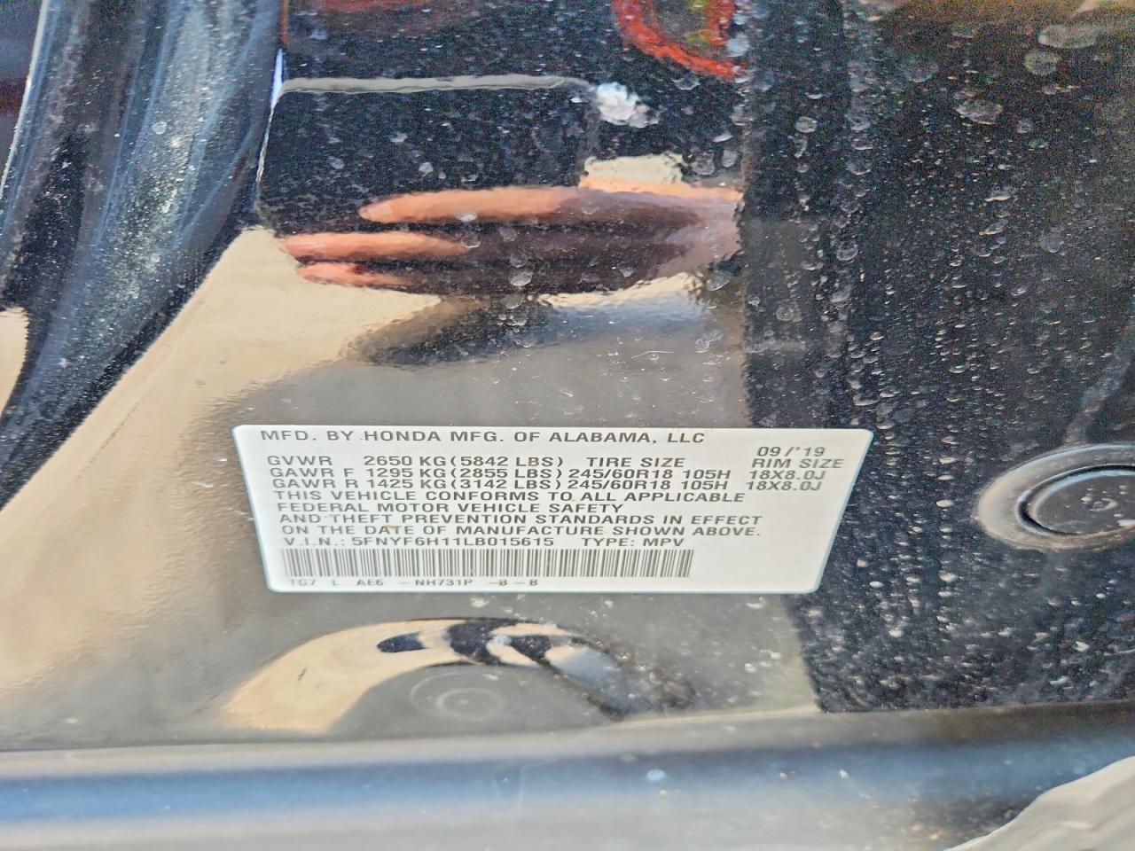 2020 Honda Pilot Lx - zdjęcie 13