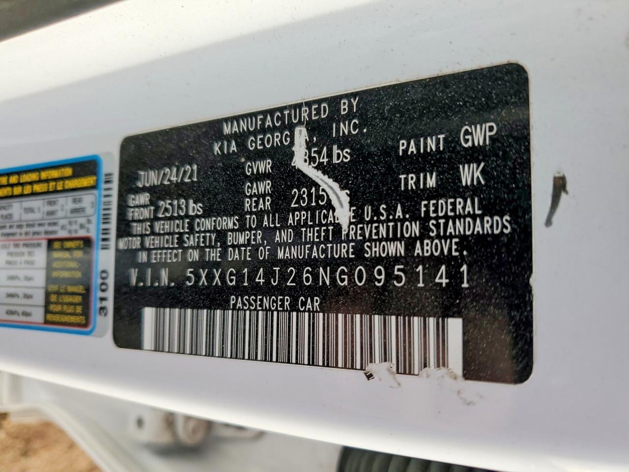 2022 Kia K5 Lxs - zdjęcie 12