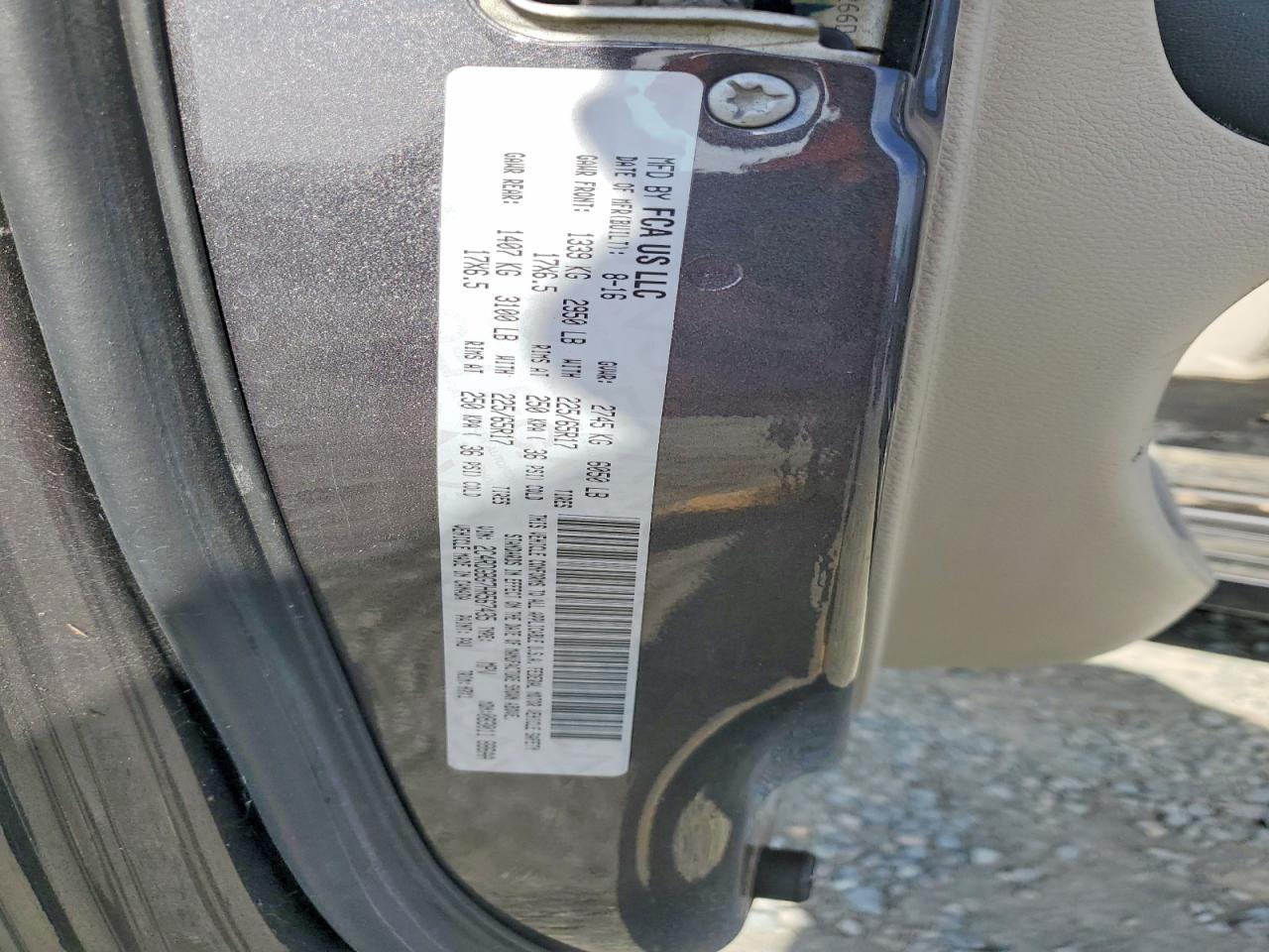 2017 Dodge Grand Caravan Se - zdjęcie 14