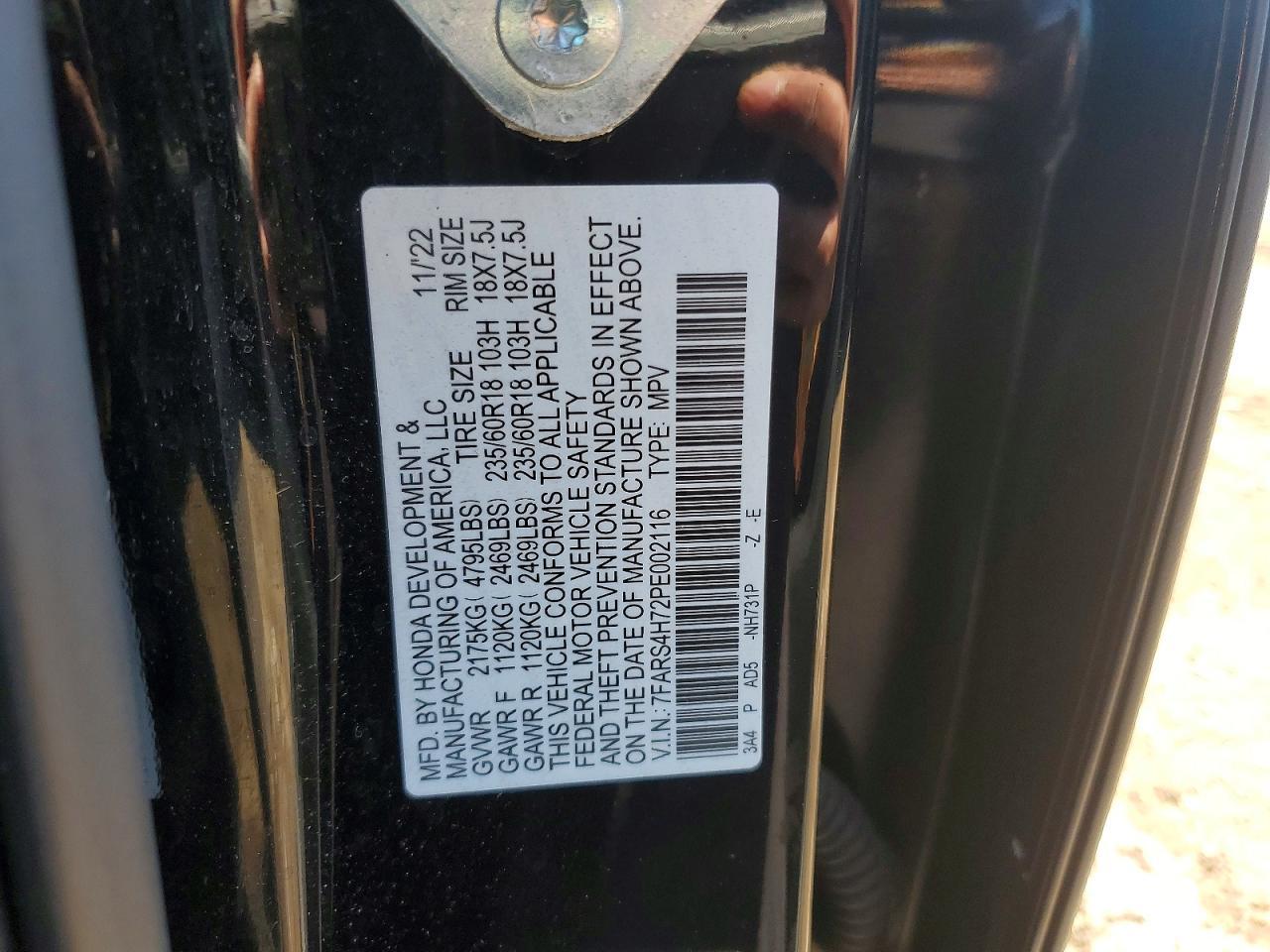 2023 Honda Cr-V Exl - zdjęcie 13