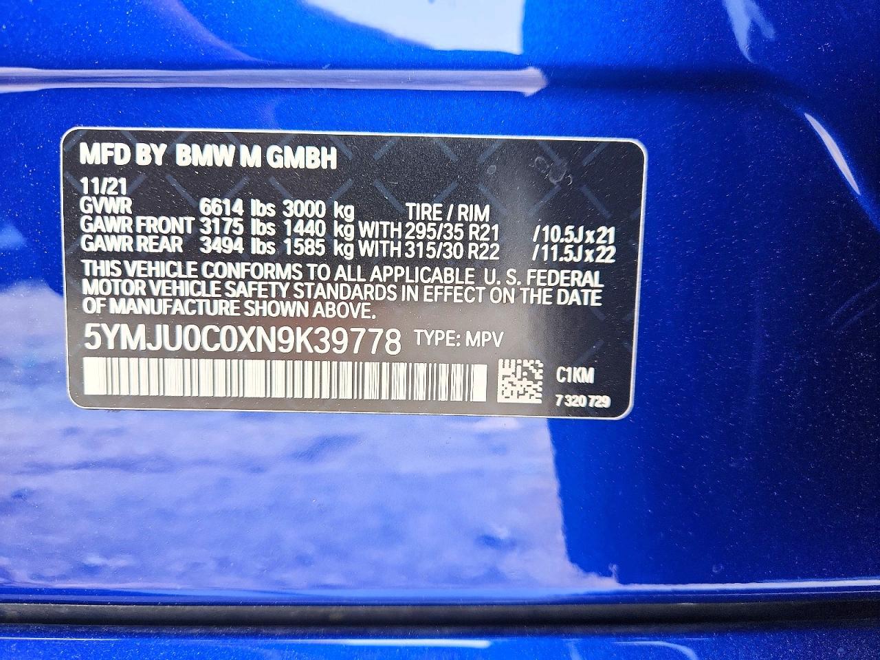 2022 BMW X5 M - zdjęcie 13