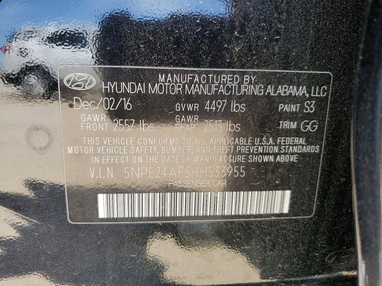 2017 Hyundai Sonata Se - zdjęcie 13