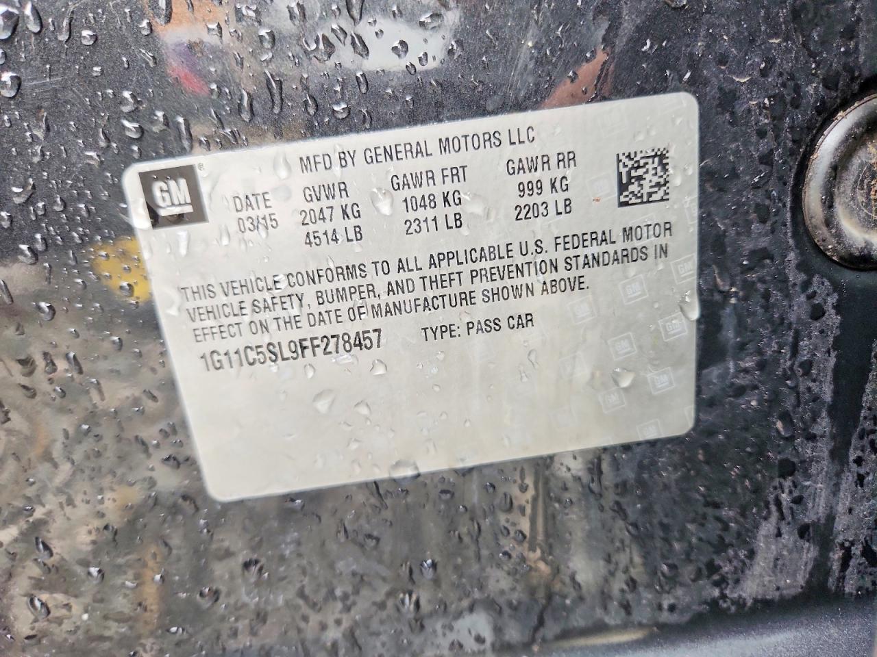 2015 Chevrolet Malibu 1Lt - zdjęcie 13