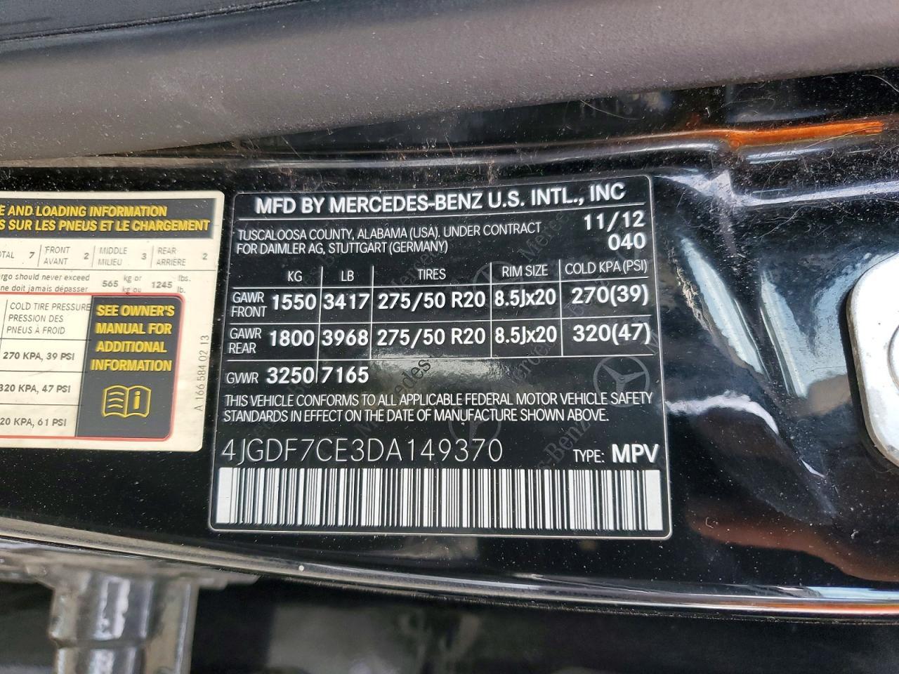2013 Mercedes-Benz Gl 450 4Matic - zdjęcie 13