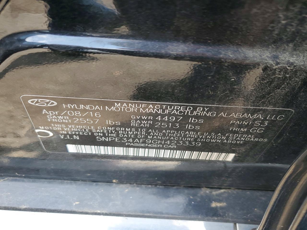 2016 Hyundai Sonata Limited - zdjęcie 12