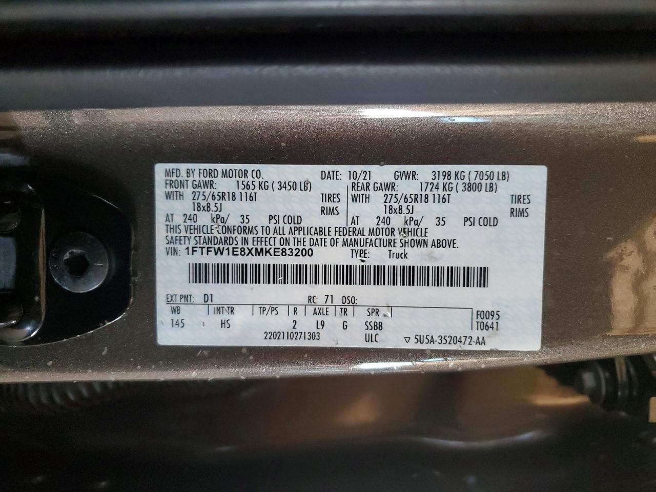 2021 Ford F150 Supercrew - zdjęcie 12