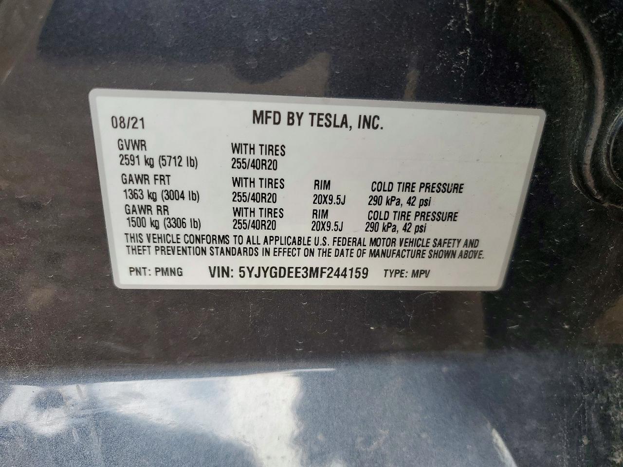 2021 Tesla Model Y - zdjęcie 12