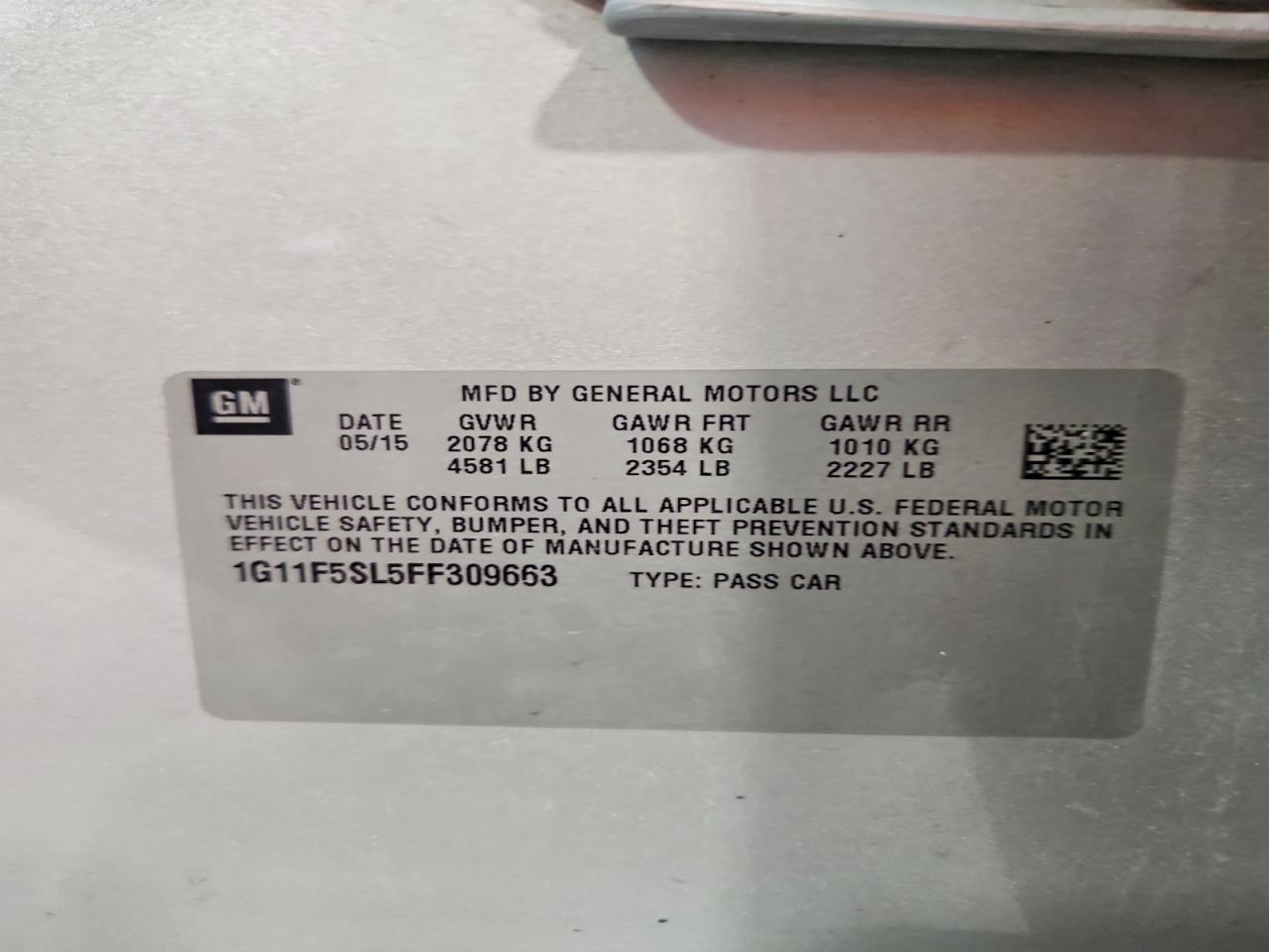 2015 Chevrolet Malibu Ltz - zdjęcie 12