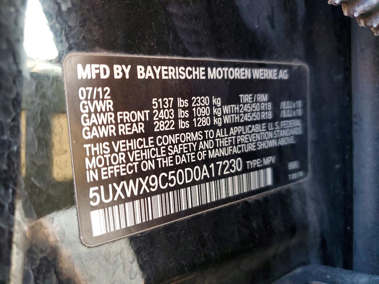 2013 BMW X3 xDrive28I - zdjęcie 13