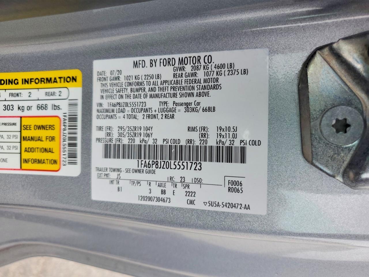 2020 Ford Mustang Shelby Gt350 - zdjęcie 12