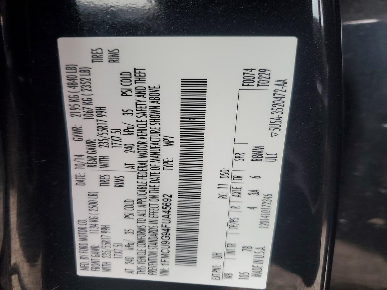 2015 Ford Escape Se - zdjęcie 13