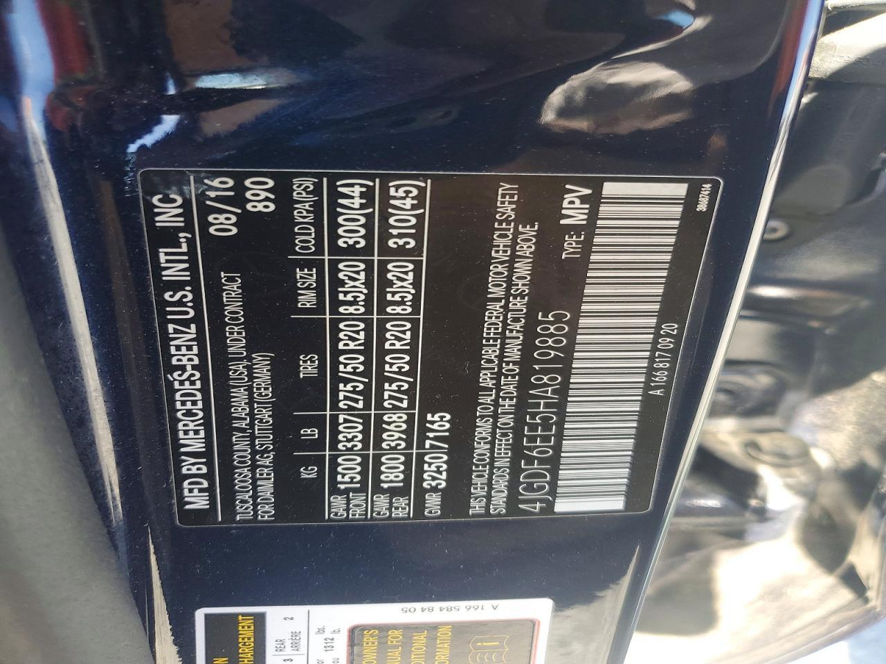 2017 Mercedes-Benz Gls 450 4Matic - zdjęcie 13