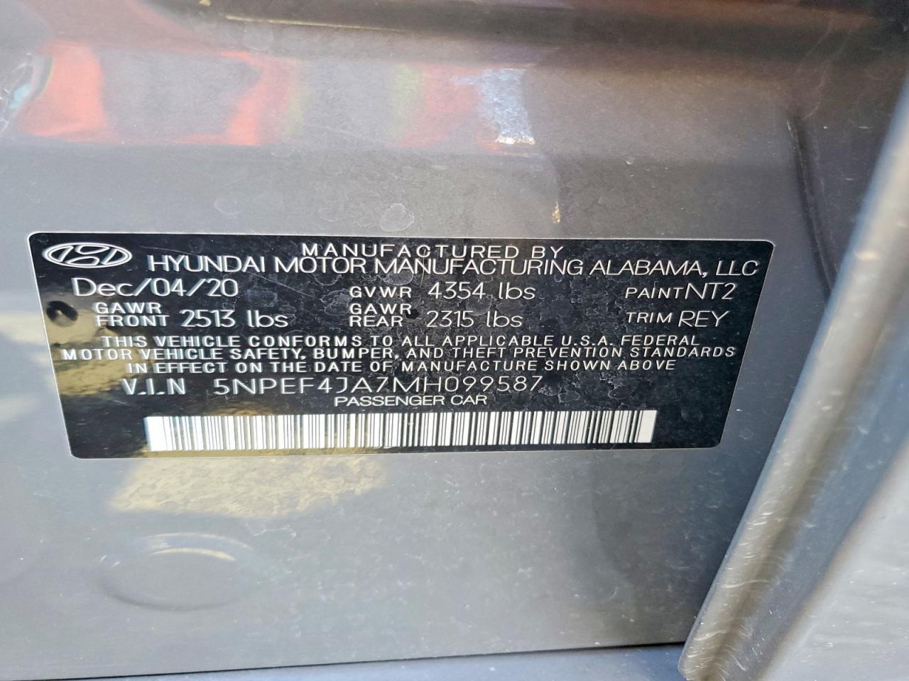 2021 Hyundai Sonata Sel - zdjęcie 12