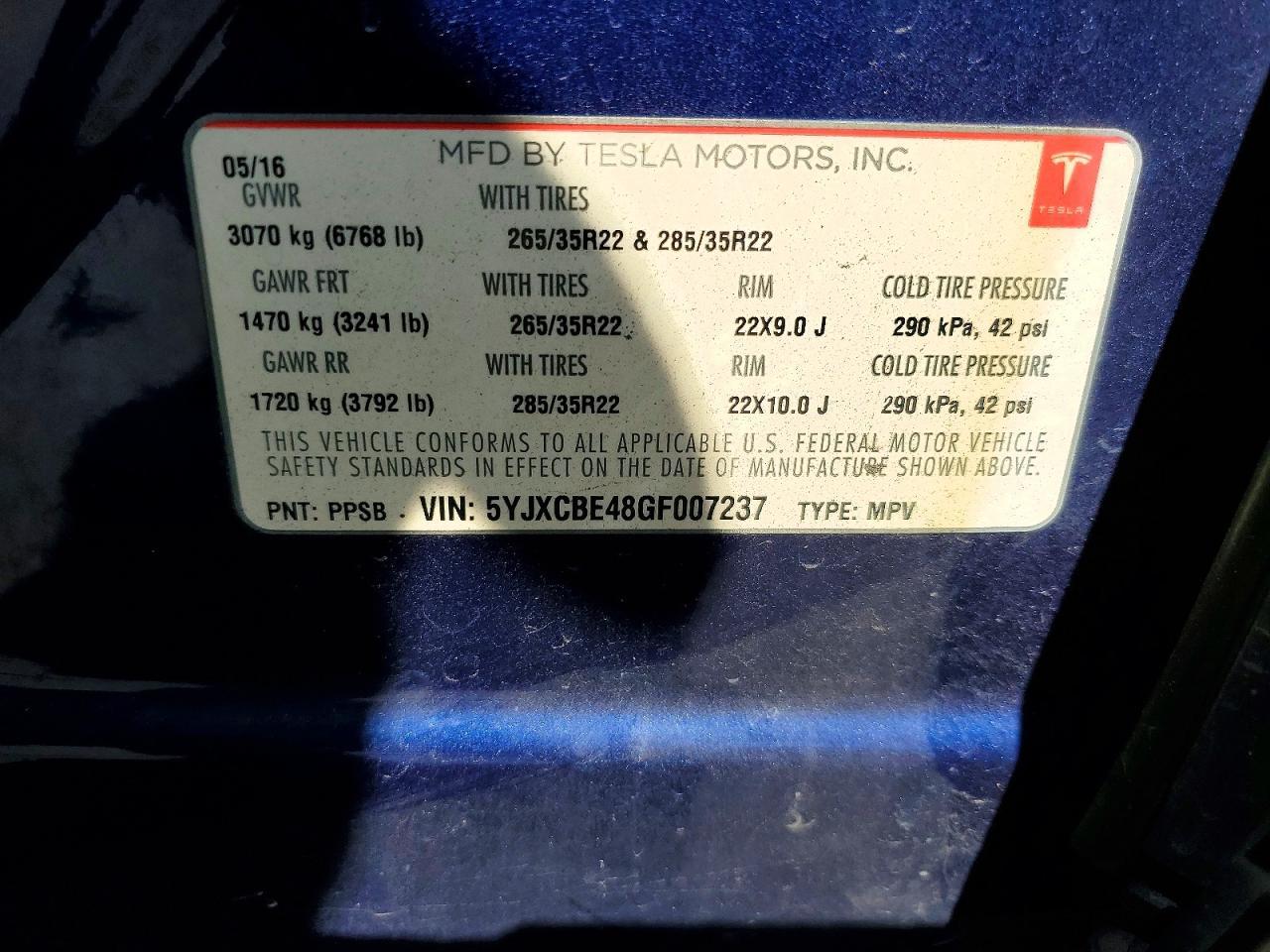 2016 Tesla Model X - zdjęcie 13