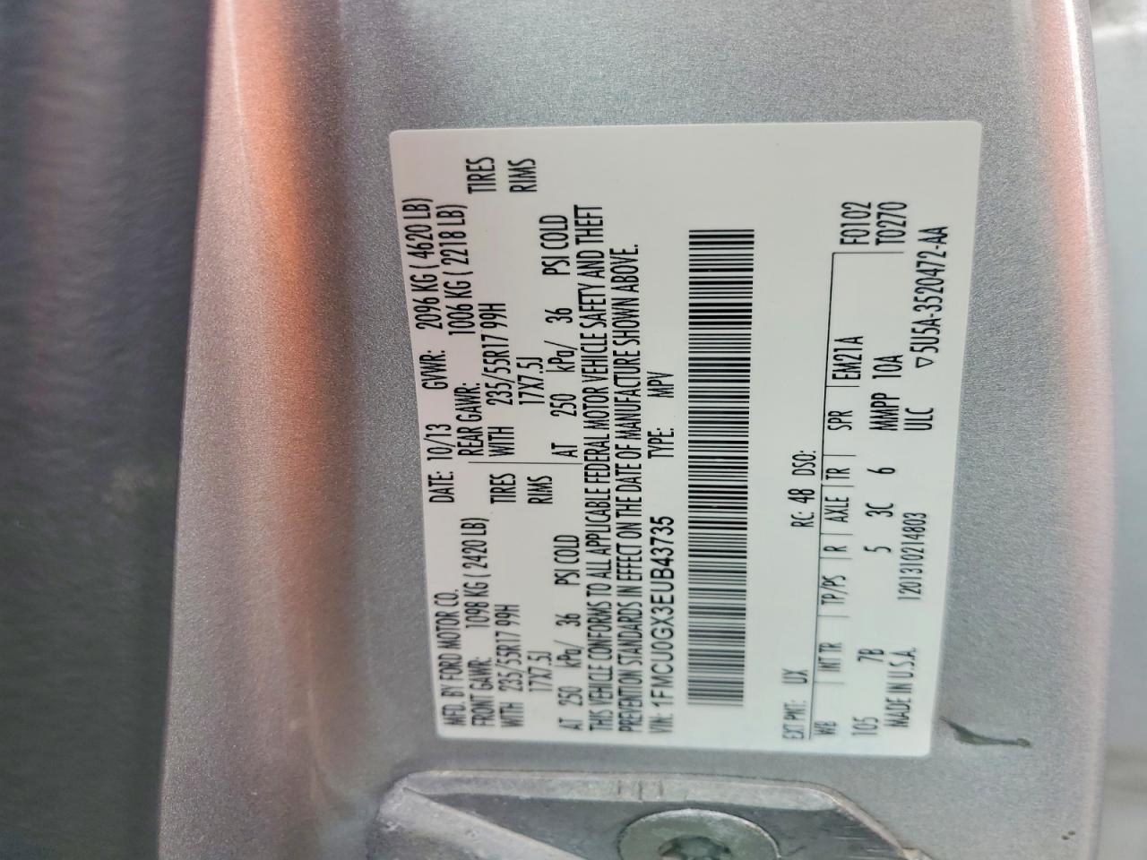2014 Ford Escape Se - zdjęcie 13