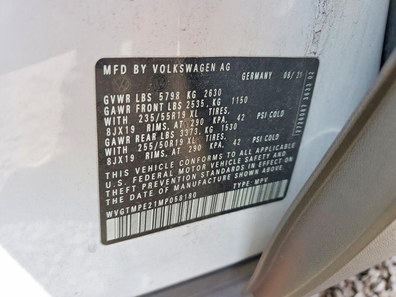 2021 Volkswagen Id.4 Pro S - zdjęcie 13