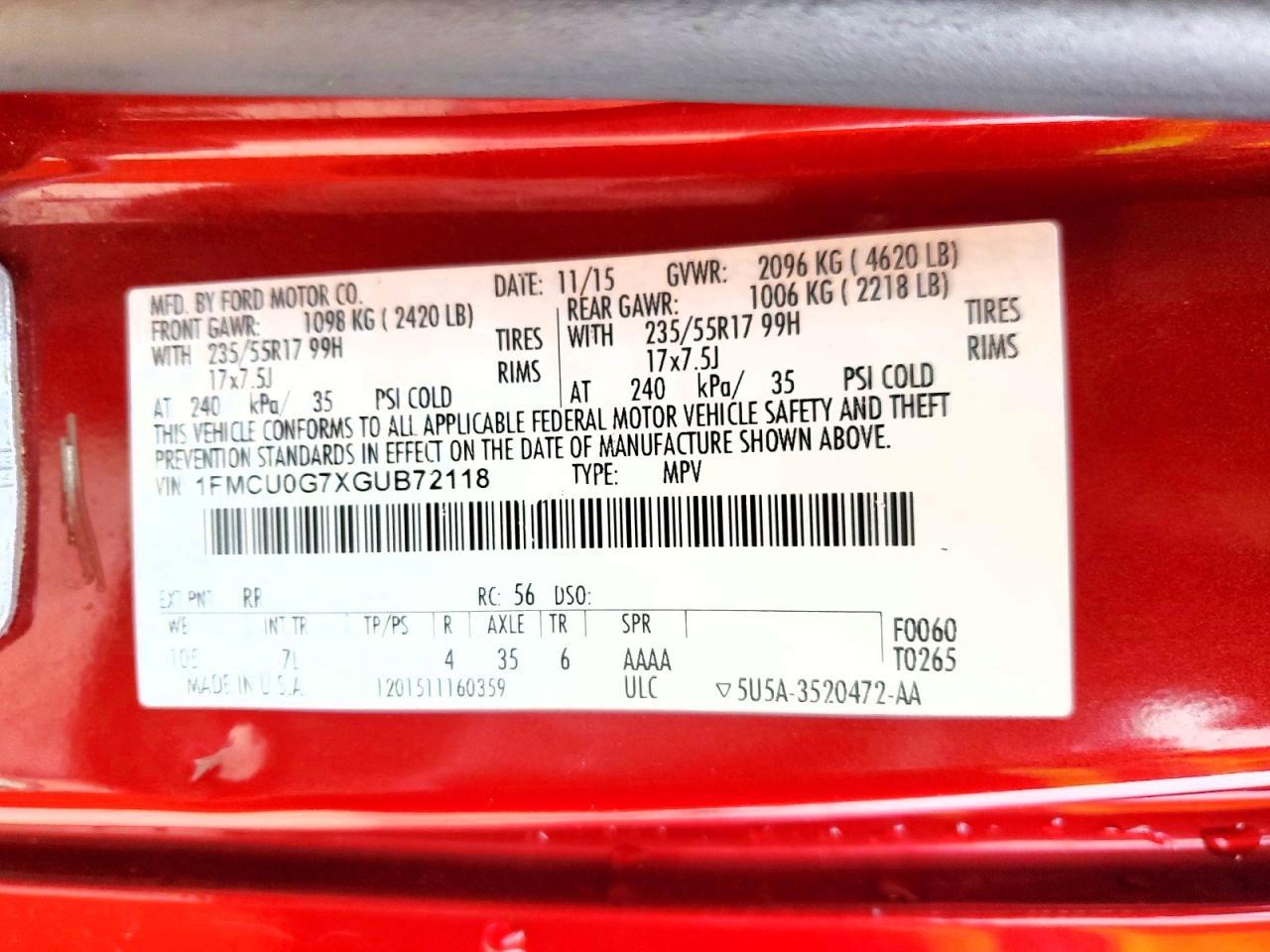 2016 Ford Escape Se - zdjęcie 13