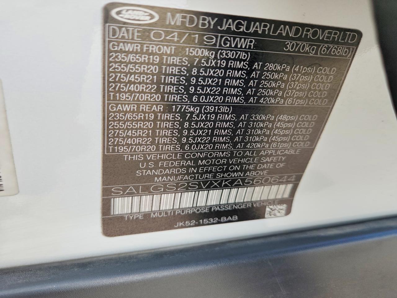 2019 Land Rover Range Rover Hse - zdjęcie 14